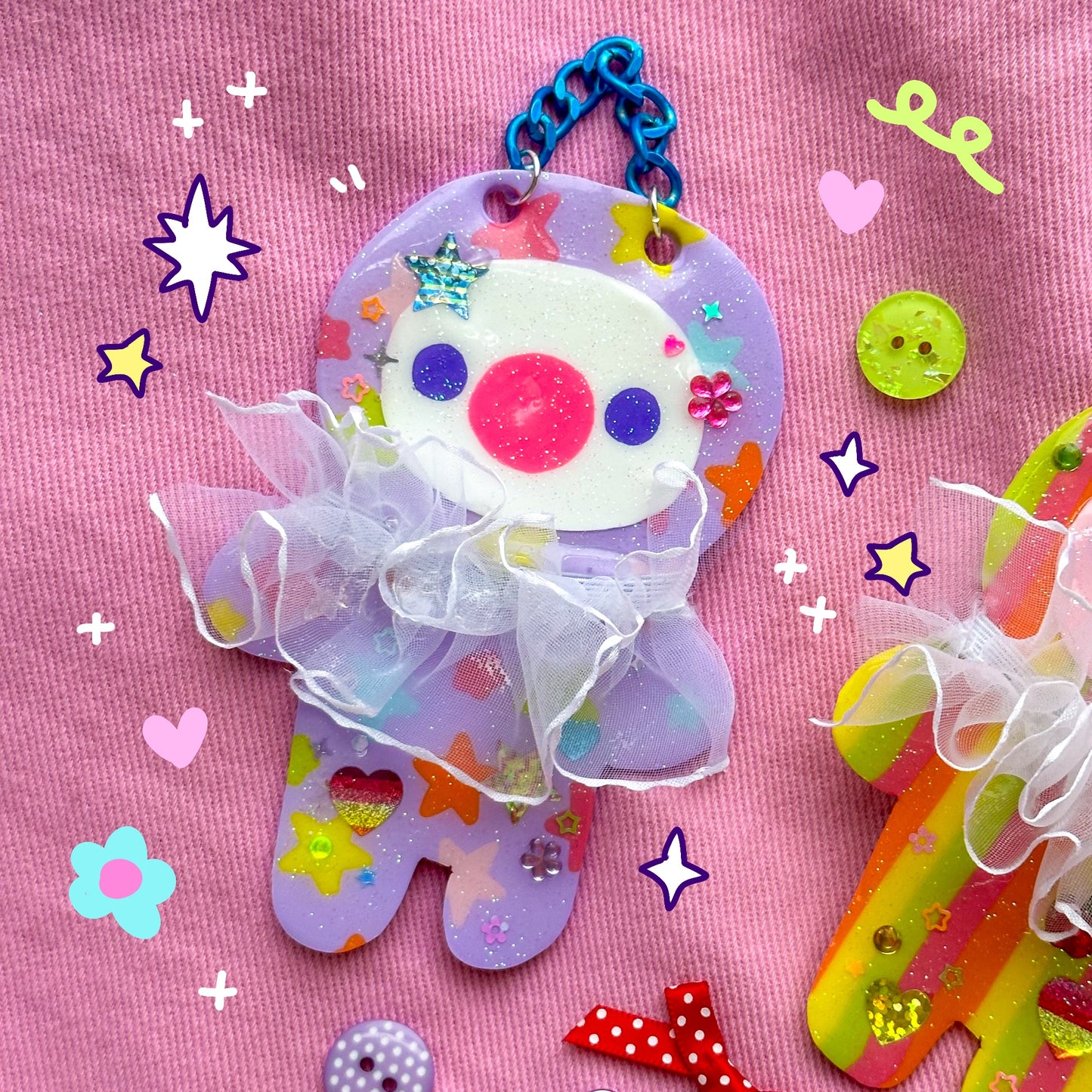 Cosmic The Clown Wall Hanging