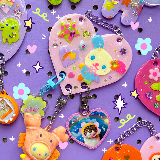 Pastel Rabbit Trinket Wall Hanging