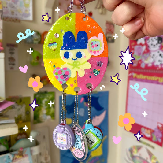 Yellow Digi Pet Wall Hanging