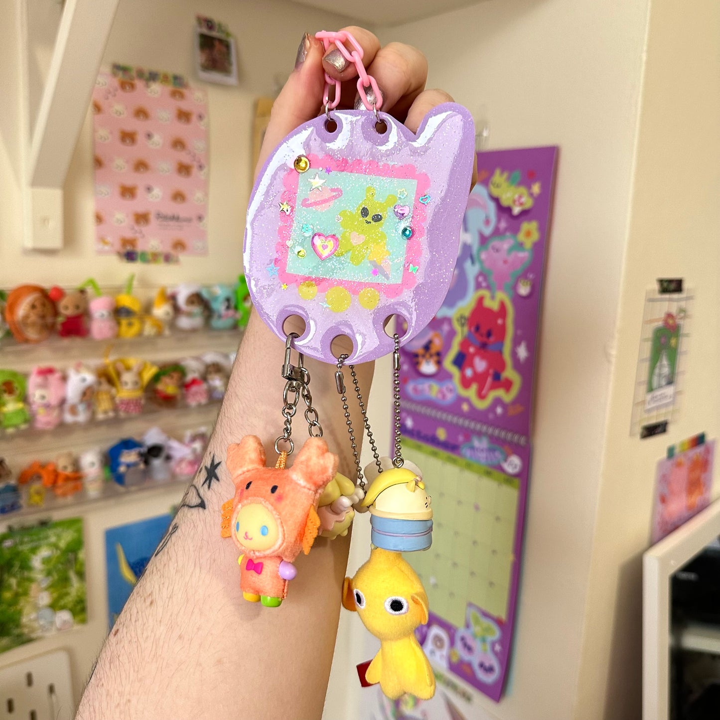 Purple Tama Trinket Wall Hanging