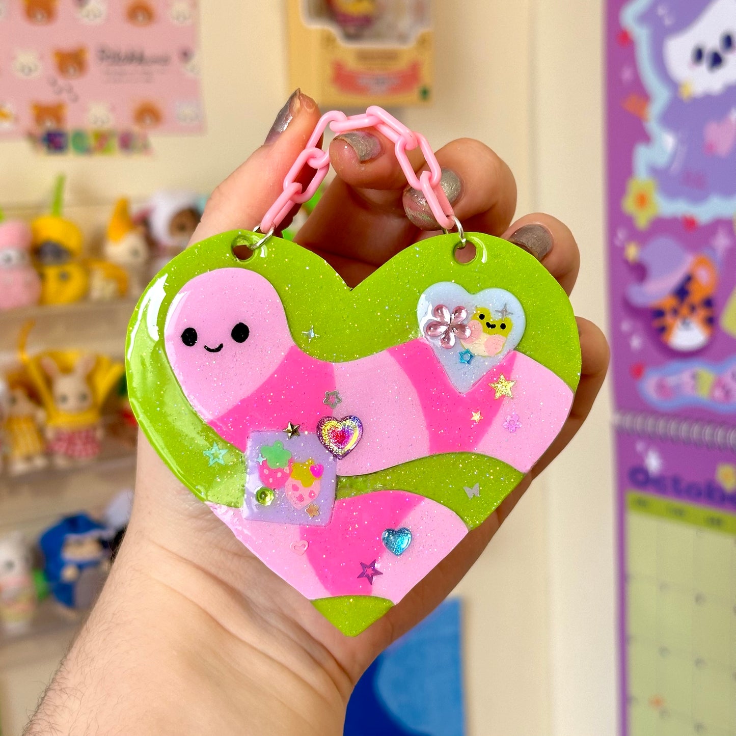 Worm Heart Wall Hanging