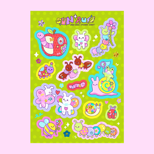 Deco Bugs Sticker Sheet