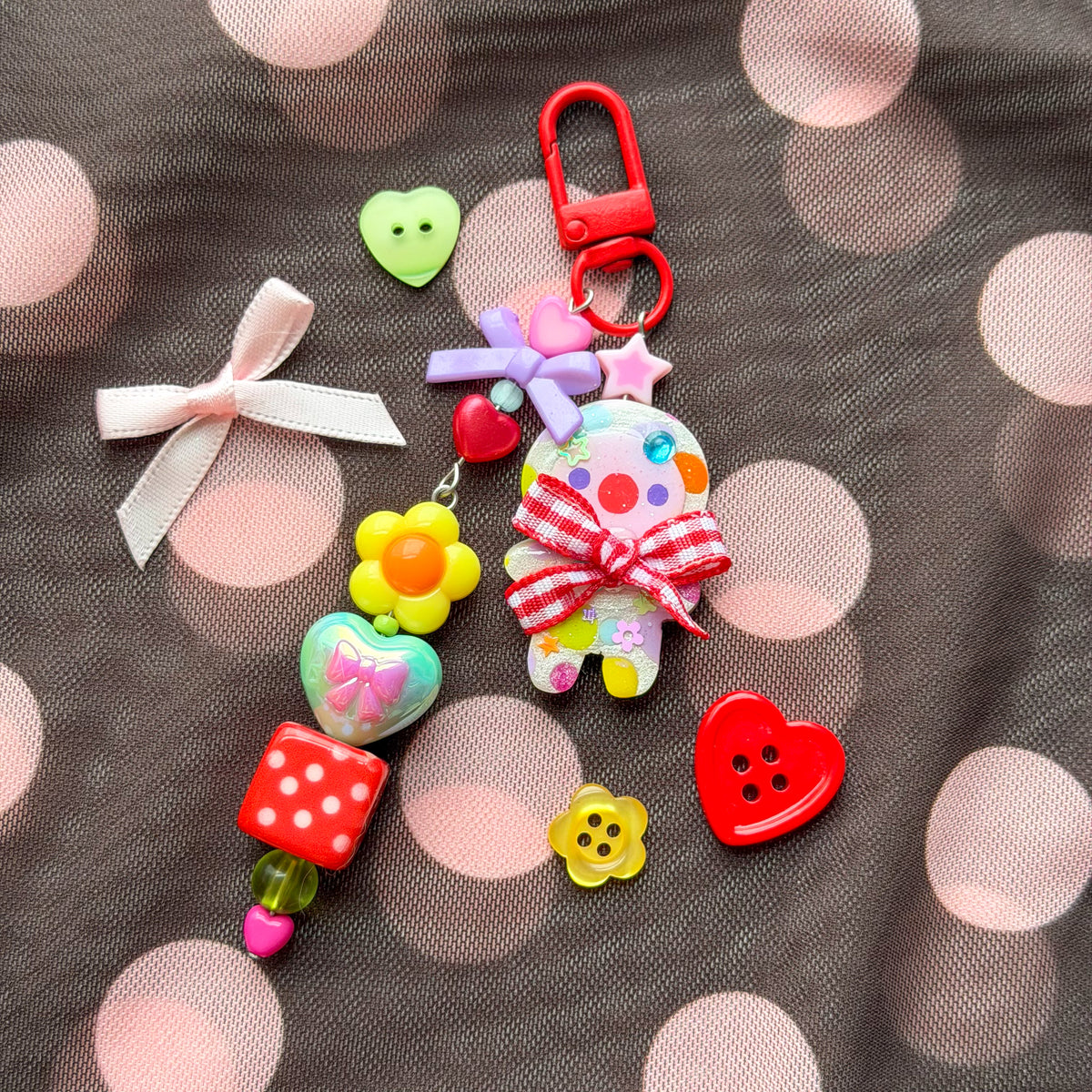 Clown Beaded Keychains