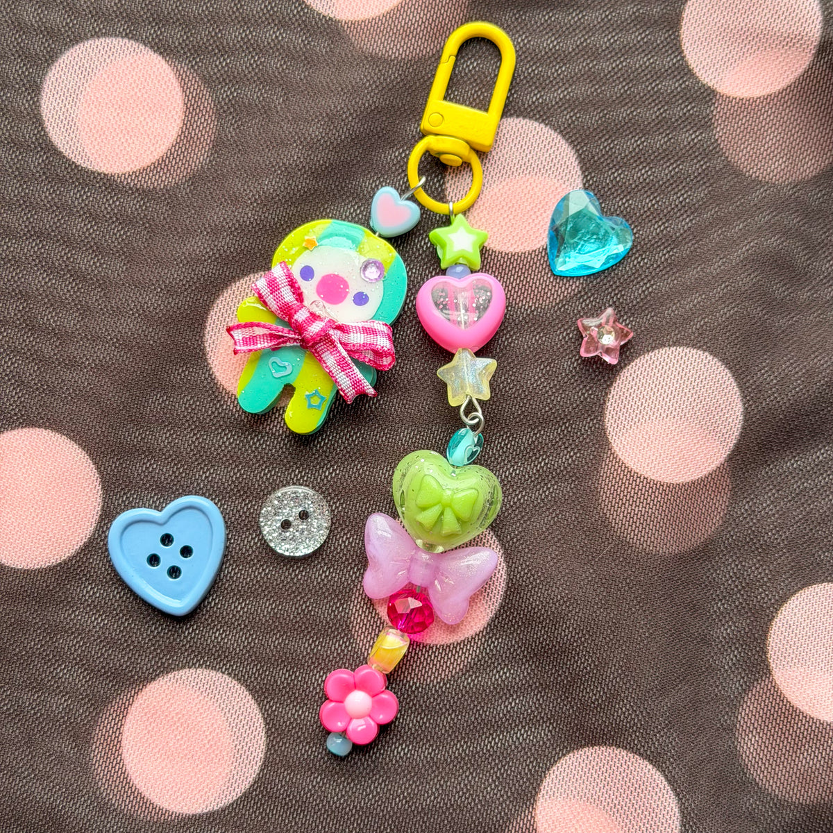 Clown Beaded Keychains