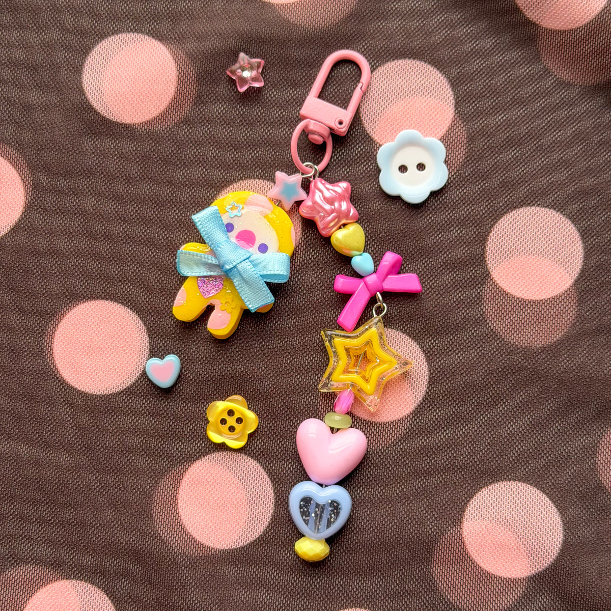Clown Beaded Keychains