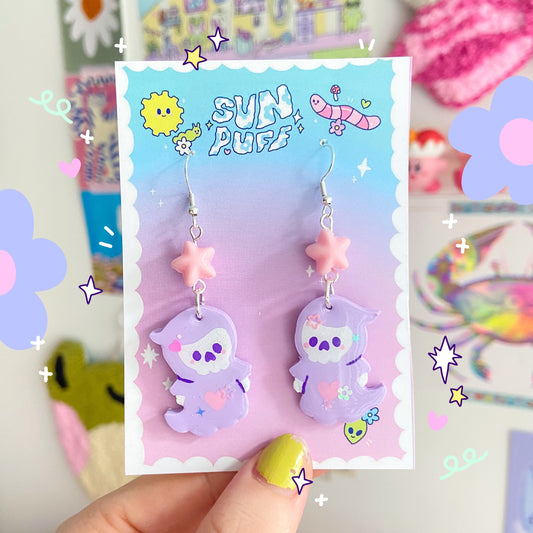 Grim Reaper Earrings
