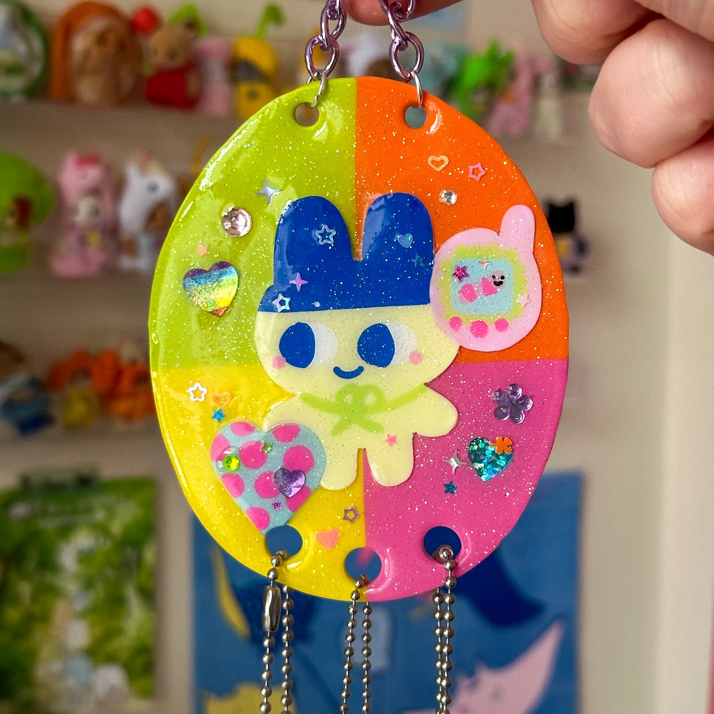 Yellow Digi Pet Wall Hanging