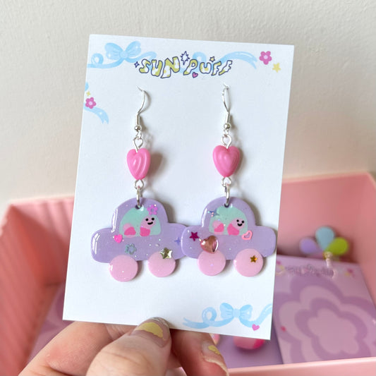 Wormie Car Earrings