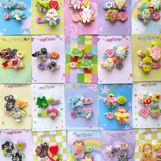 One Off Hair Clip Sets