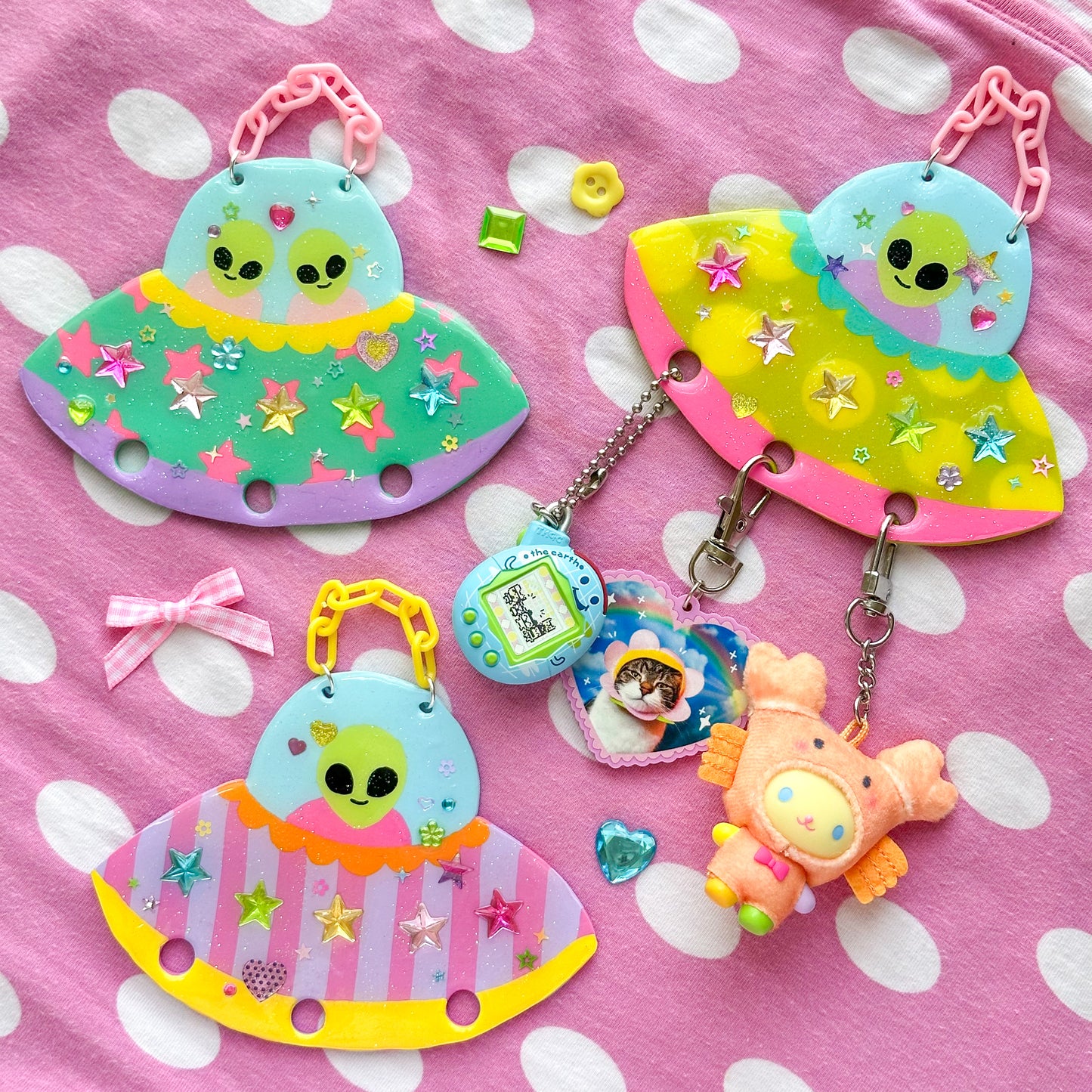 UFO Trinket Wall Hangings