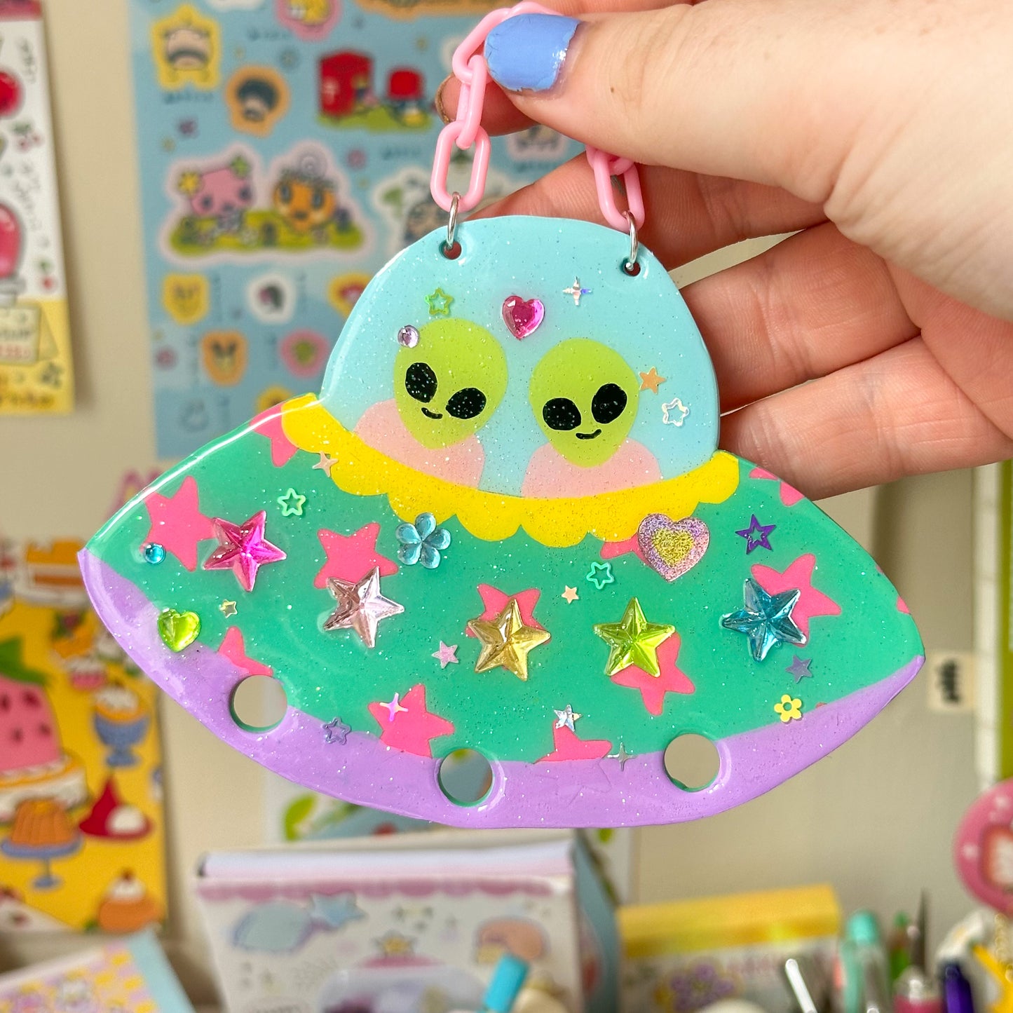 UFO Trinket Wall Hangings