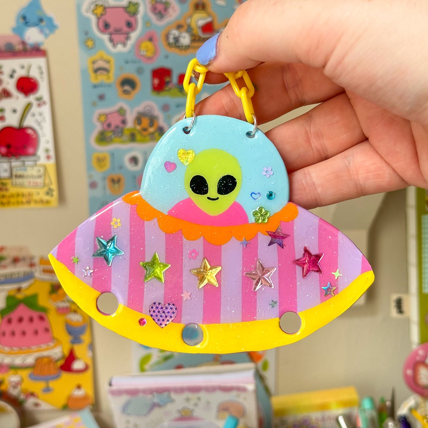 UFO Trinket Wall Hangings