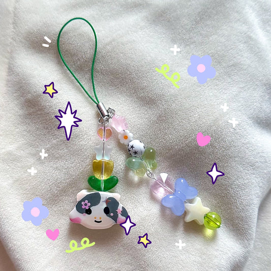 Cow Phone Charm