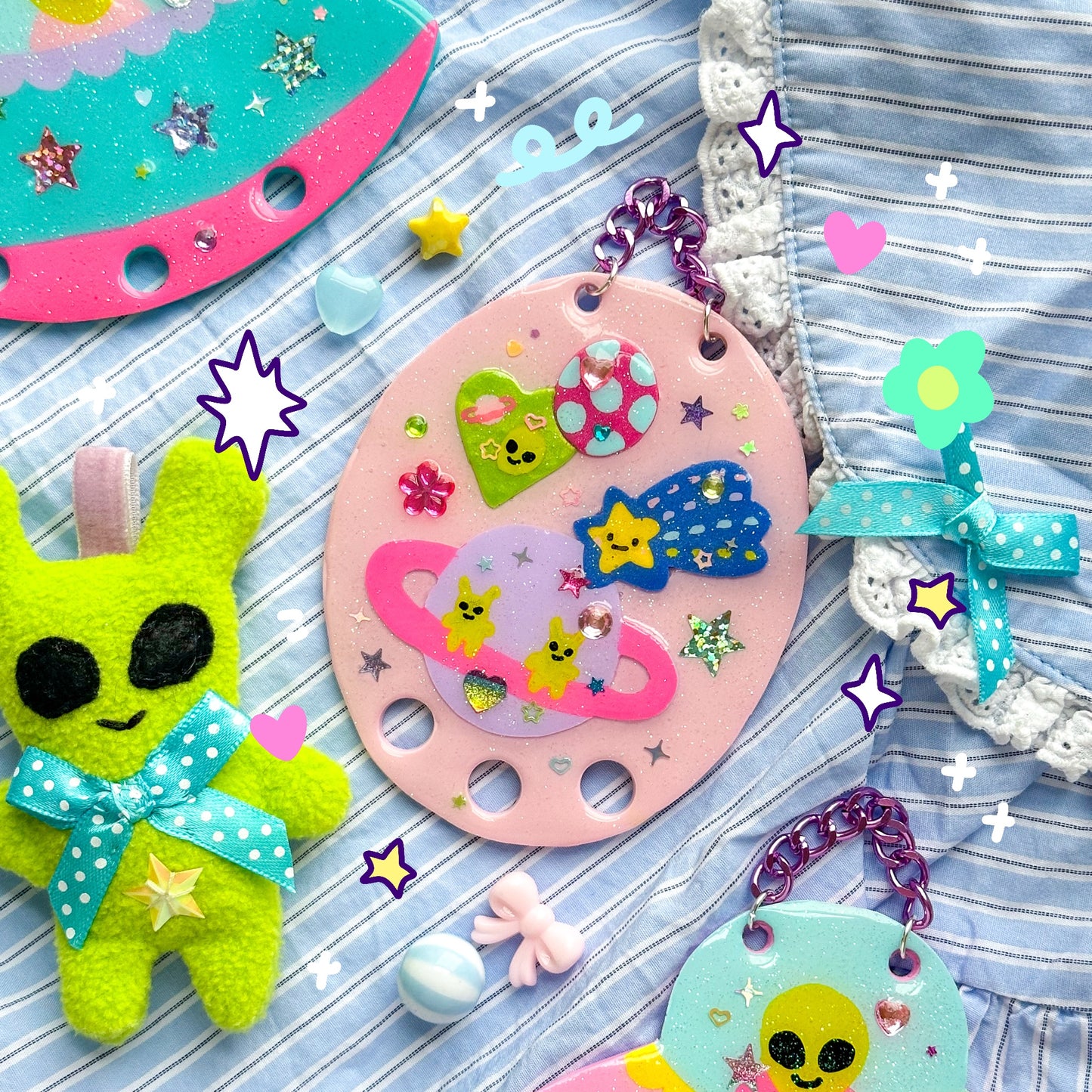 Space Buddies Trinket Wall Hanging