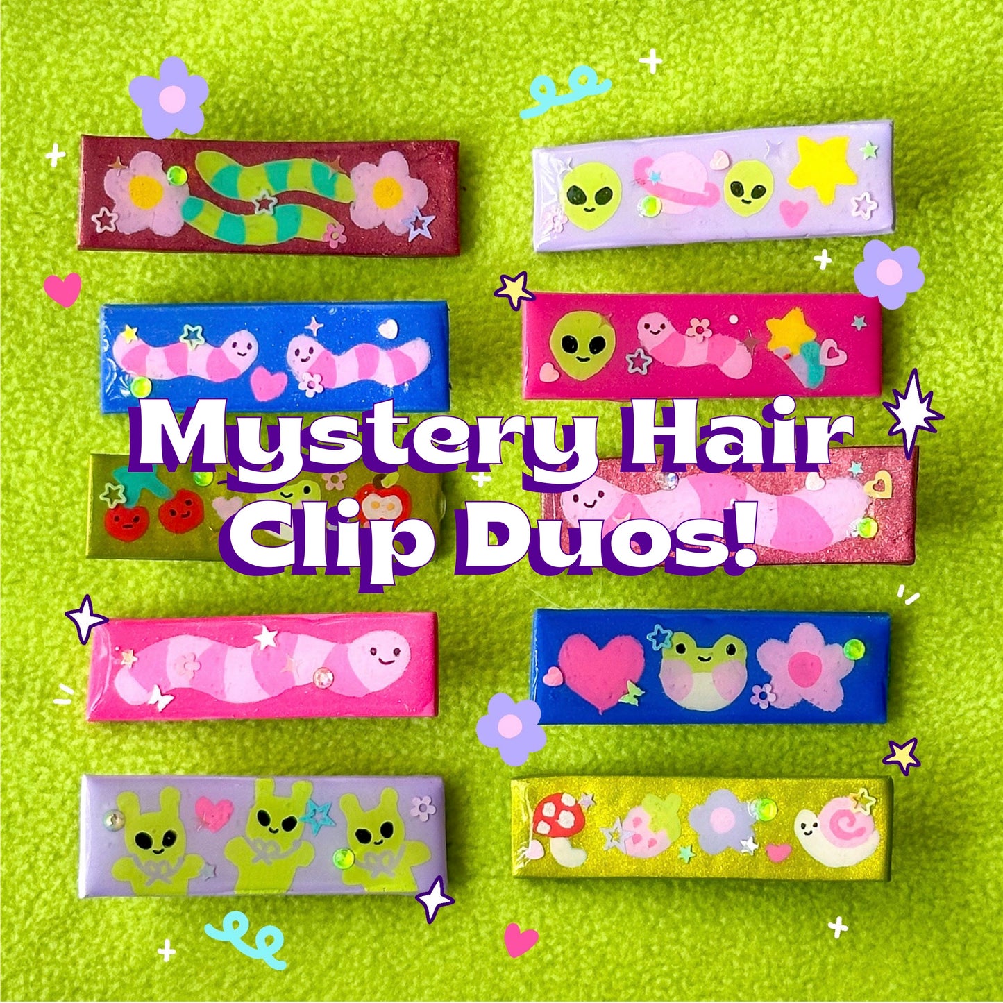 MYSTERY Hairclip Duo