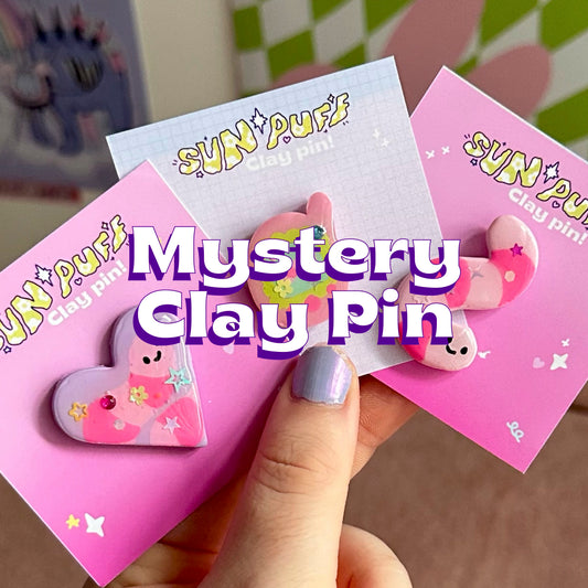 MYSTERY Clay Pin