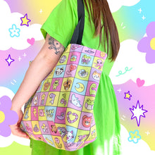 Load image into Gallery viewer, Grid Canvas Tote Bag *PREORDER*
